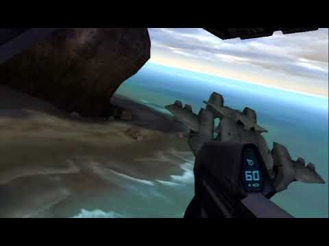 Halo Combat Evolved PC  timedemo - PIII 500 - Geforce 256 - 3-2004 Drv - MP4 6mbps