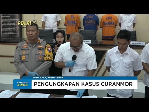 POLDA JATIM UNGKAP KASUS CURANMOR BANDIT JALANAN