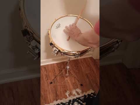DW PRE COLLECTOR RAW BRASS SNARE DRUM 82-90-FREE SHIP TO C-USA! image 13