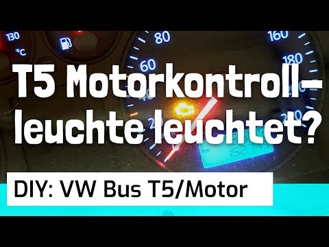 Schritt für Schritt Anleitung: Motorkontrollleuchte leutchtet / VW T5 Transporter (BJ 2009)