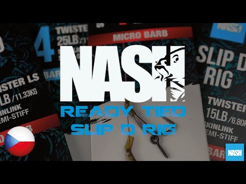 NASH - Hotový náväzec Slip D Rig 2024 Barbless veľ. 8