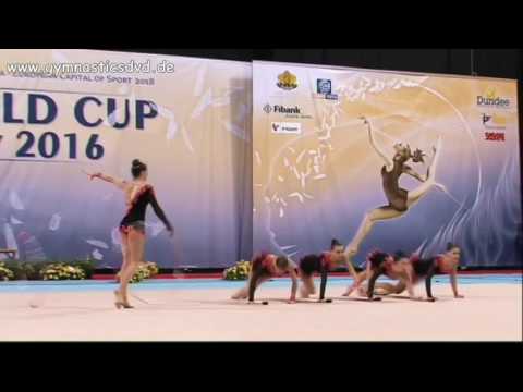 Slovenia 6 Clubs+2 Hoops - World Cup Sofia 2016