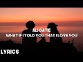 Ali Gatie What If I Told You That I Lo