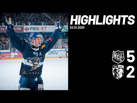 HC La Chaux-de-Fonds vs. EHC Visp | Highlights - 02 Janvier, 2025