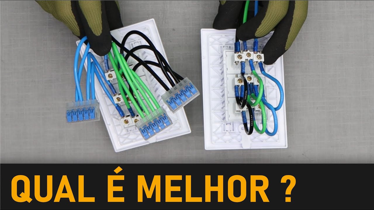 QUAL A MELHOR MANEIRA DE CONECTAR TOMADAS TRIPLAS?!