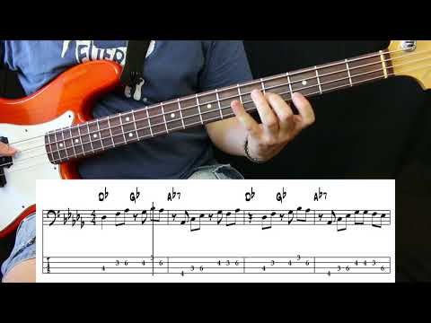 David Lindley - Twist & Shout (Bass cover with tabs)