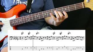 David Lindley - Twist &amp; Shout (Bass cover with tabs)