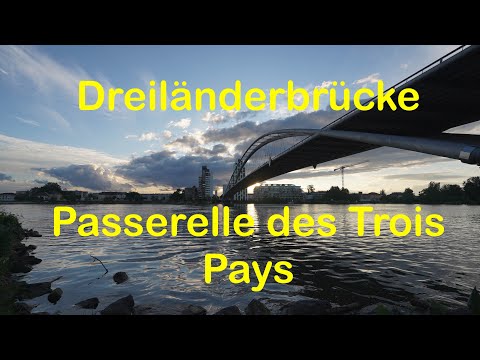 My City T(r)ips. Weil am Rhein. Dreiländerbrücke. (4K) #frankreich #brücke #dreiländereck #lonley