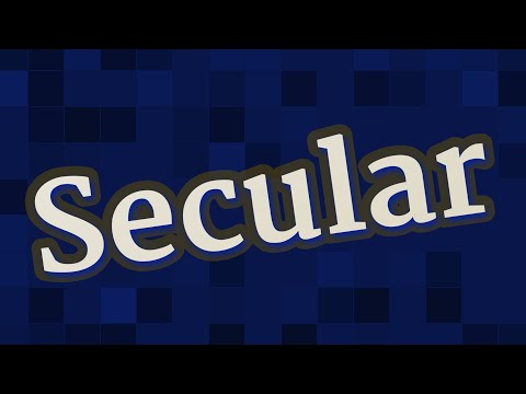 SECULAR pronunciation • How to pronounce SECULAR