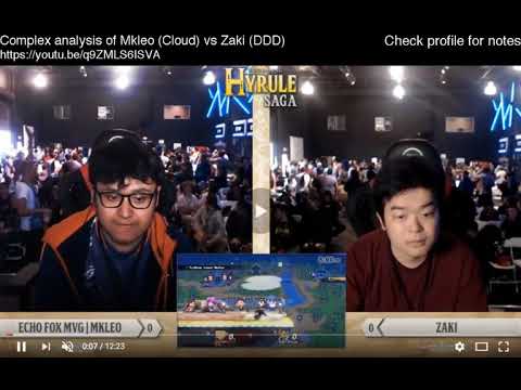 MKLeo (Cloud) vs Zaki (DDD) @ Hyrule Saga Complex Analysis