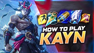 HOW TO PLAY ASSASSIN KAYN SEASON 13 | Build & Runes | Season 13 Kayn guide | League of Legends