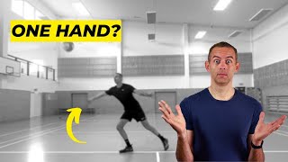 When (and How) to Play ONE-HANDED in Volleyball! (Stop Making These Mistakes)