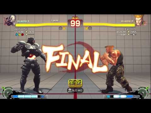 SSF4 AE Dashio (Seth) vs Earl7070 (Guile)