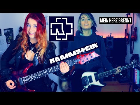 RAMMSTEIN - Mein Herz Brennt [GUITAR COVER] with SOLO | Jassy J & VanValia Boese Fuchs