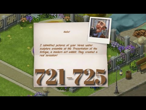 Gardenscapes 721-725