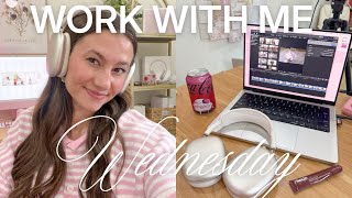 WORK WITH ME WEDNESDAY 💗 live editing sesh: iPhone case collection