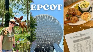 Walt Disney World Day 2 | Epcot Rope Drop, Homecomin