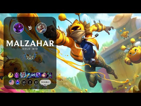 Malzahar Mid vs Corki - NA Challenger Patch 12.21