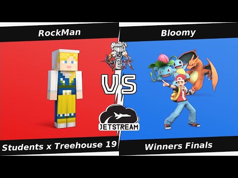 Students x Treehouse 19 Winners Finals - RockMan (Steve) Vs Bloomy (PKM Trainer) - SSBU
