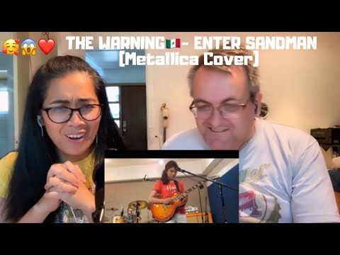 🇩🇰NielsensTv REACTS TO 🇲🇽THE WARNING "ENTER SANDMAN" METALLICA COVER- SHOCKING😱💕