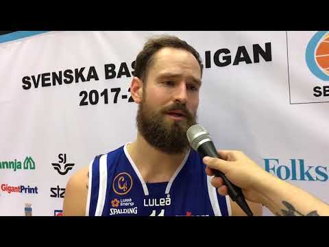 Tom Lidén efter segern mot Norrköping Dolphins