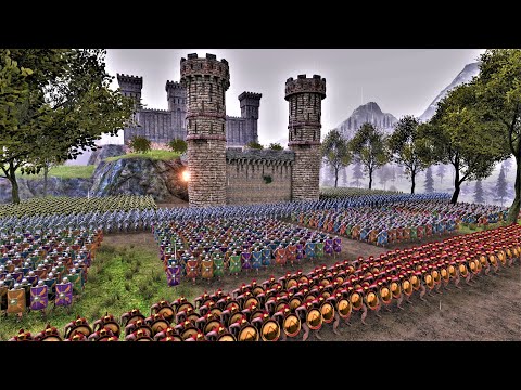 HUMANS & ELF WARRIORS  VS  ARMY OF SATAN  - Ultimate Epic Battle Simulator | UEBS