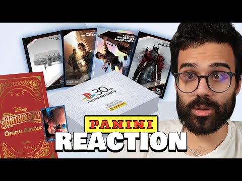 DARIO MOCCIA REAGISCE alle CARTE PLAYSTATION di PANINI + ARTBOOK DISNEY ANTHOLOGY