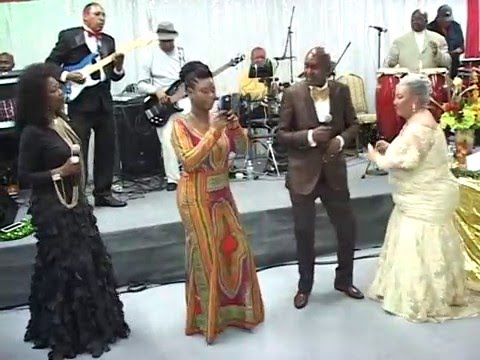 Afro national dance band lead singer Victor Pickett Jones celebrating  60 years young .