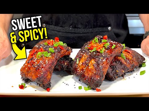 EASY & FAST Baby Back Ribs In the Oven! | Asian Sticky Ribs Recipe