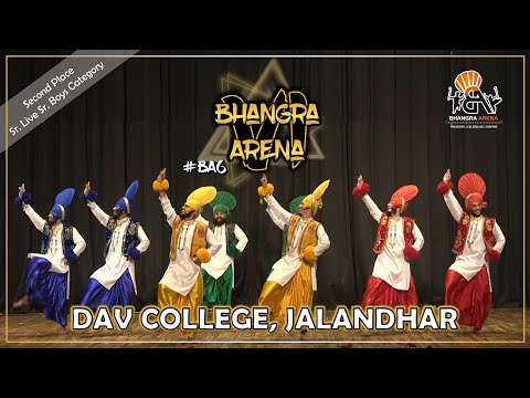 DAV Jalandhar || Senior Boys Live Category || Bhangra Arena 6 (2025)