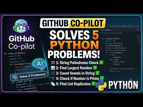 Can Github Co Pilot Solve 5 Python Problems Lets Find Out