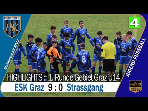 🟢 U14 ⚽️ ESK Graz 🆚 Strassgang ⚽️ vom  3.4.2022
