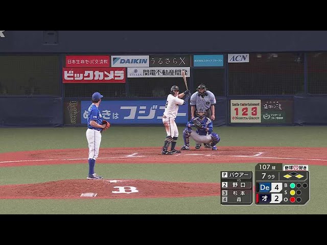 【7回裏】ベイスターズ・バウアーに7回2失点に抑えられる・・・  2023年6月9日 オリックス・バファローズ 対 横浜DeNAベイスターズ