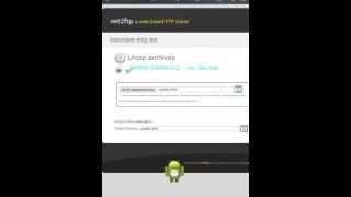 How create ossn chat website by using android phone HD