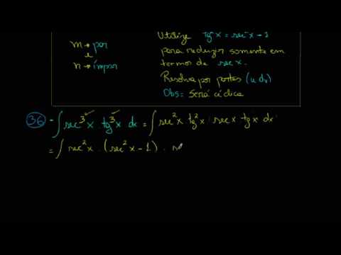 Integrais Trigonométricas sectg Parte 1 - Cálculo 2