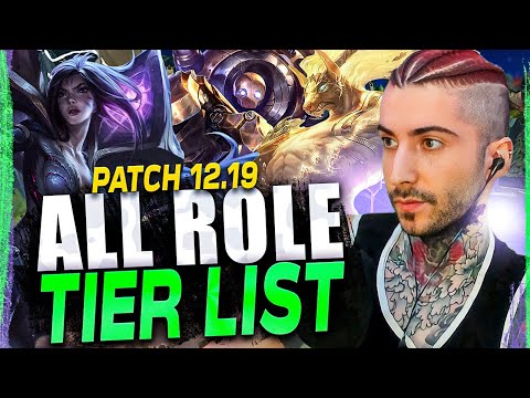 1300 LP Every Role TIER list | Patch 12.19 Find Your Main
