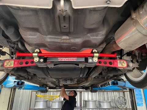 RSX | DC5 rear sway bar install - TEGIWA 24mm - one of the best upgrades to date