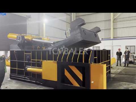 aluminium commercial scrap hydraulic bale press machine