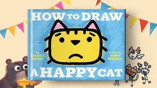 Silly Storytime with Hippo Park - How to Draw a Happy Cat Read Aloud Video