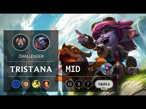Tristana Mid vs Neeko - EUW Challenger Patch 9.13