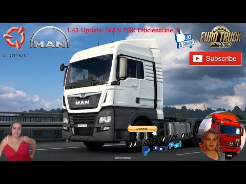Euro Truck Simulator 2 SCS Software News 1.43 Update: MAN TGX EfficientLine 3 and New Tuning Addon