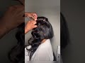 Who says extensions only to be long ?Easily apply seamless clip-in Extensions & cut to bob!😻