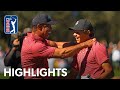 Tiger And Charlie Woods Shoot 15 Under 57 Round 2 PNC Championship 2024