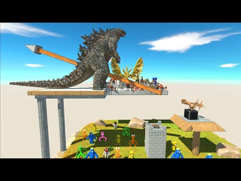 Who Can Jump Over | Giant Ballista VS All Units - Animal Revolt Battle Simulator