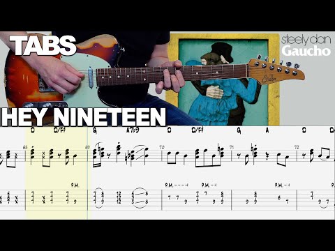 Steely Dan - Hey Nineteen | Guitar cover WITH TABS | + OUTRO SOLO