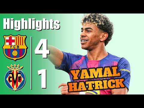 Barcelona vs Villarreal 4-1 - All Goals & Highlights - 2026