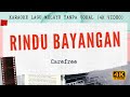Rindu Bayangan Carefree I 4K VIDEO Karaoke Lagu Melayu Tanpa Vokal