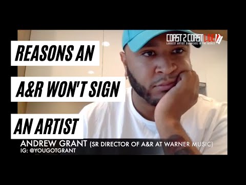 Reasons An A&R Won't Sign An Artist