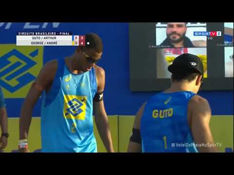 Torneio Brasileiro de Vôlei de Praia 2021 - Guto e Arthur x George e André
