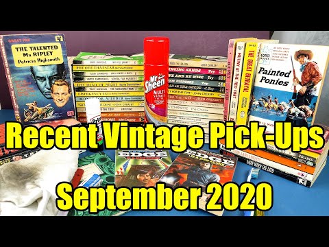 Cleaning Recent - Vintage Paperback + Book Pickups - September 2020!